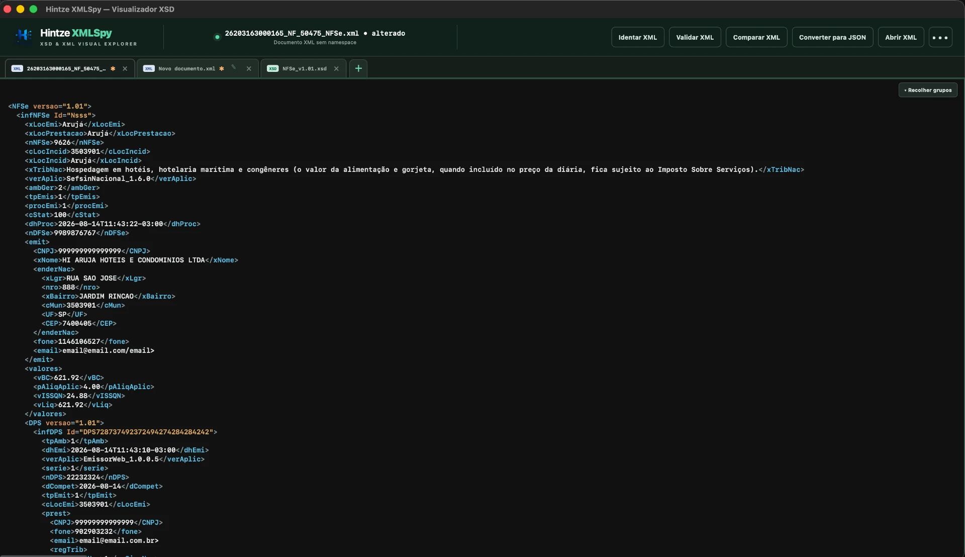 Edição e busca em um XML